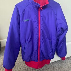 Vintage Columbia Reversible Ski Jacket – Magenta & Purple - Excellent Condition